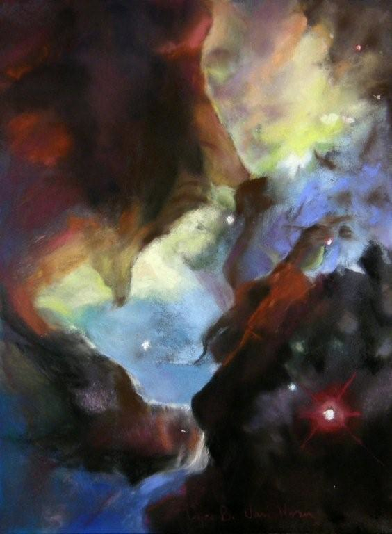 Tornado in the Lagoon Nebula