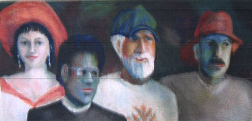 Trials and Tribulations: The Citizens - Oil on Canvas by Joyce Van Horn