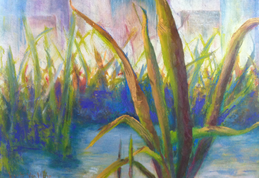 Marsh Land - Oil by Joyce Van Horn