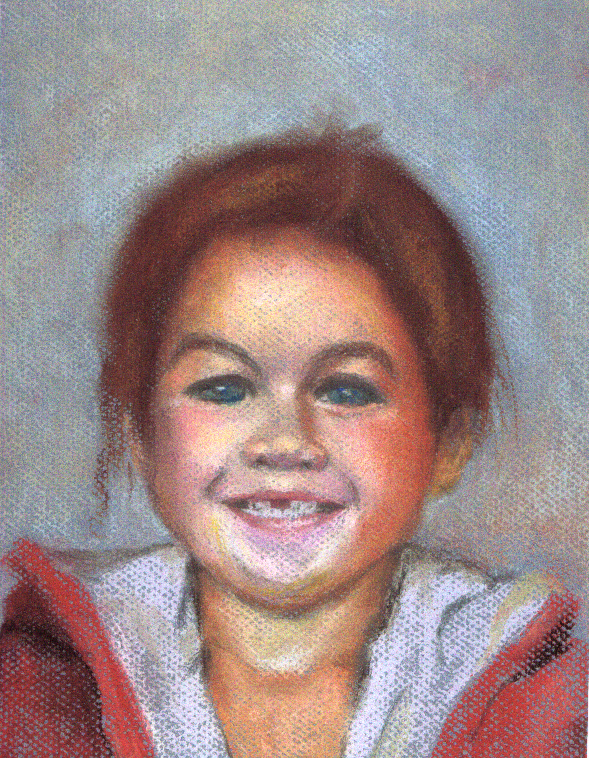 Monica Age 7 by Joyce Van Horn