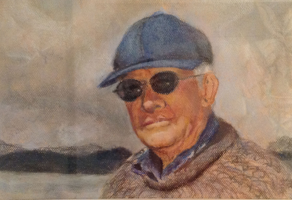 Portrait of Jim - Pastel by Joyce Van Horn