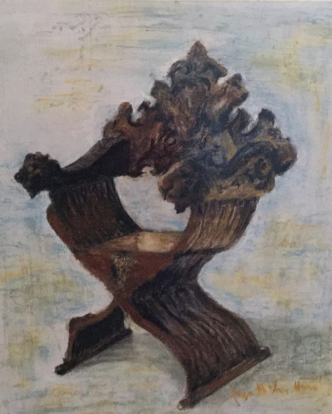 Mystery Chair oil painting by Joyce Van Horn