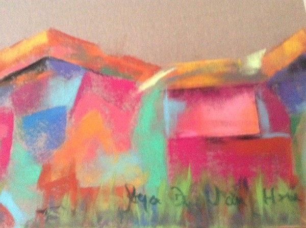 pastel Gulfport bungalow artist Joyce Van Horn